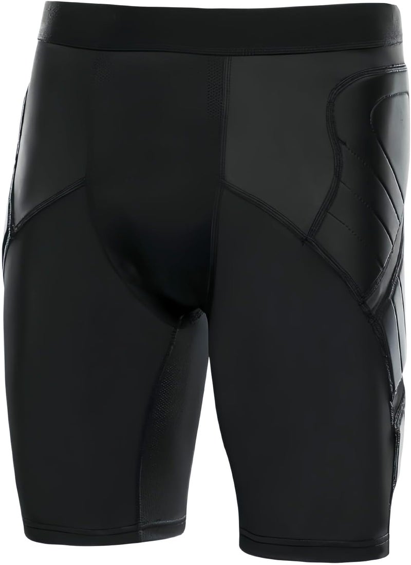 Topeter Goalkeeper Armor Compression Shorts, Impact Sliders Padded Soccer Sliding Undershorts - Image 3